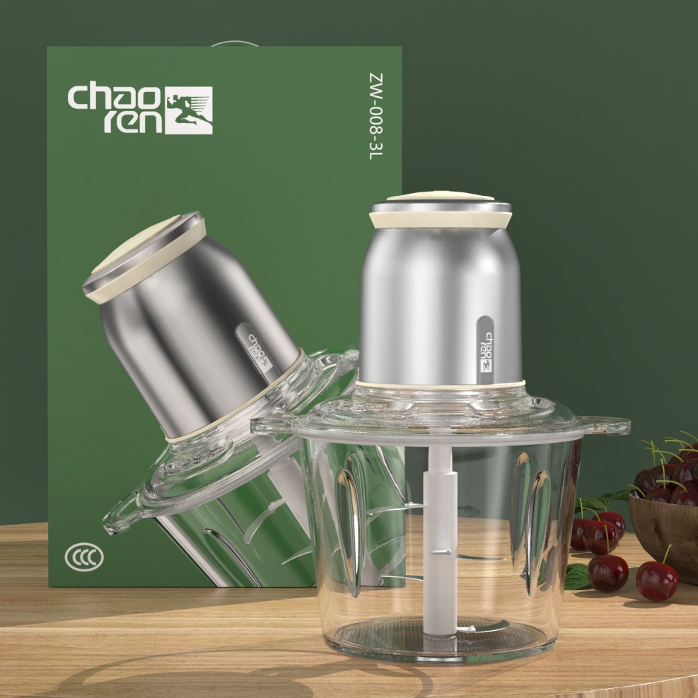 Superman 2L Meat Grinder Superman 008-2L Household Glass Meat Grinder Multifunctional Cooking Machine Gift Wholesale