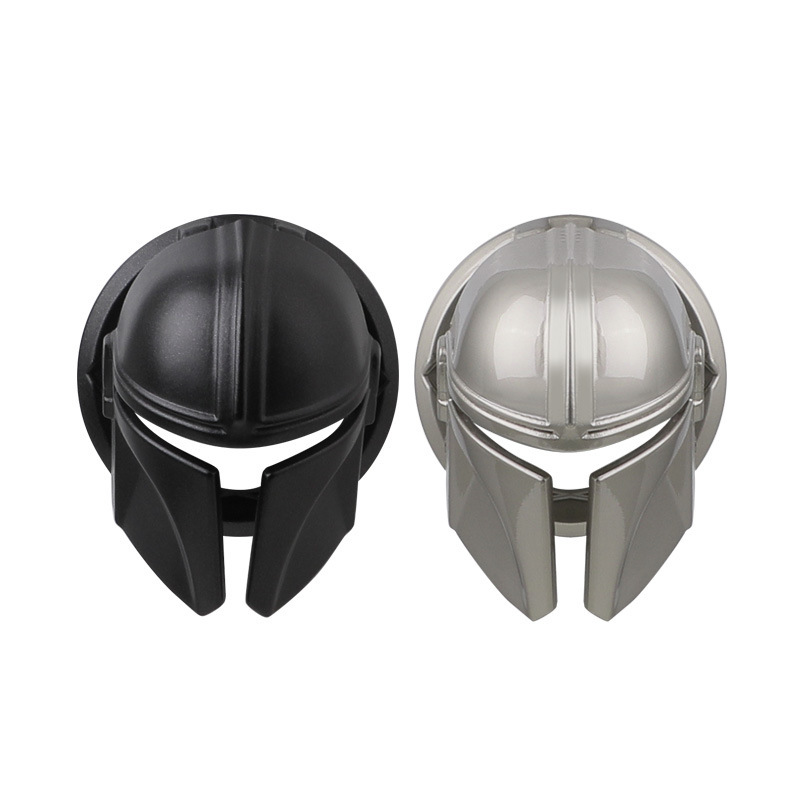 Mandalorian con un botón para iniciar la cubierta de encendido del anillo de decoración Botón de llave de encendido cubierta de decoración de modificación interna universal