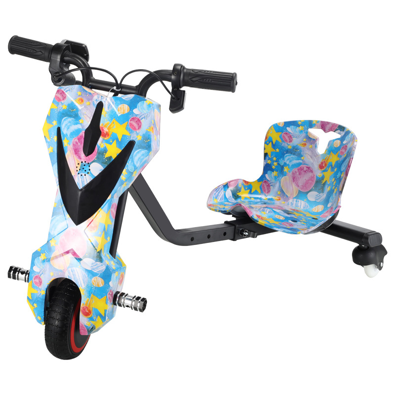 Vehículo de deriva transfronterizo para niños de tres ruedas al aire libre vehículo de equilibrio eléctrico de kart deriva coche de juguete de cola de lanzamiento [Productos de calidad] image 7
