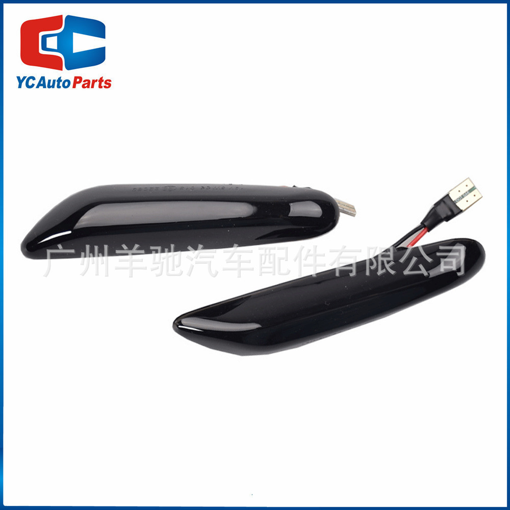 Adecuado para BMW Serie 3 E46 E90 E91 luz de guardabarros LED luz amarilla intermitente de agua corriente luz lateral enchufe T10