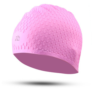 SHENYU Comfortable Silicone Ear Protection Swimming Cap Long Hair Ear Protection Waterproof Swimming Cap Large Unisex Swimming Equipment
