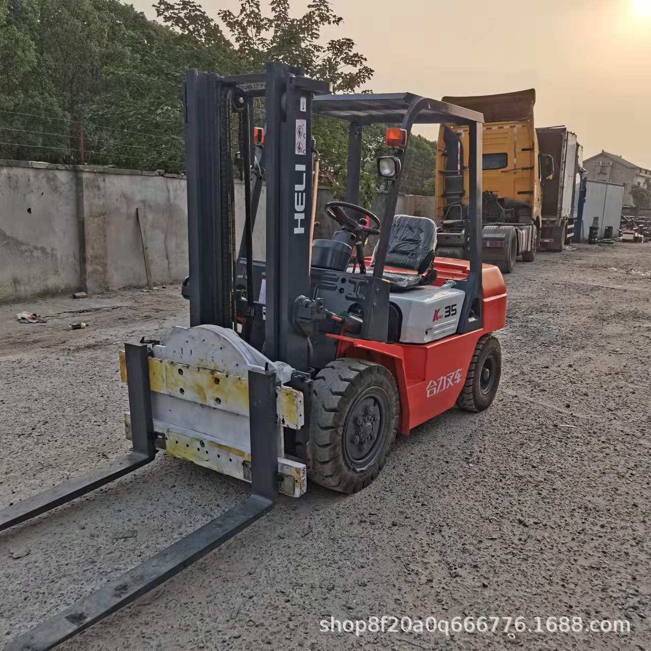 二手叉车2吨3吨3.5吨二手旋转器叉车 360度旋转水泥搬运叉车 送货