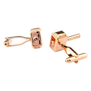 Высокое качество французские запонки манжеты манжеты мужские cufflinks пиктограммы запонки аукцион молоток золото