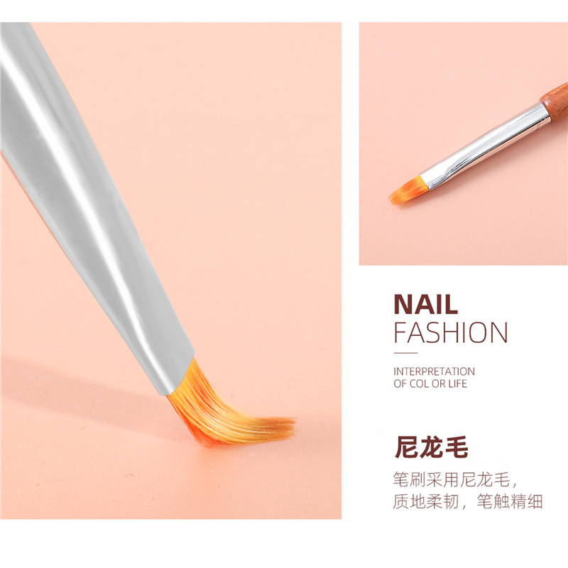 Transfronterizo especial estilo japonés poste de madera pluma de uñas calabaza varilla de sándalo pluma de pintura de uñas pluma de dibujo pluma sello al por mayor