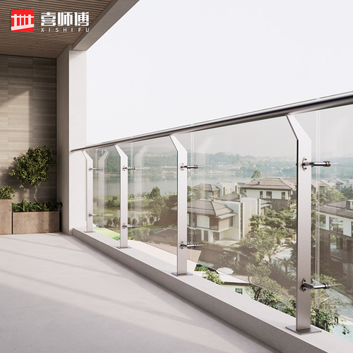 Stainless steel railing column for home, mall, subway handrail, stainless steel column, glass railing column