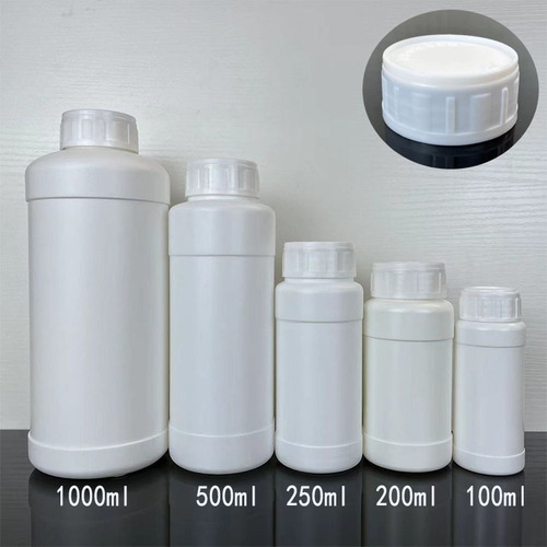 250, 500ml plastic bottles, thickened chemical bottles, sample bottles, sealed large round bottles, HDPE pesticide bottles, reagent bottles
