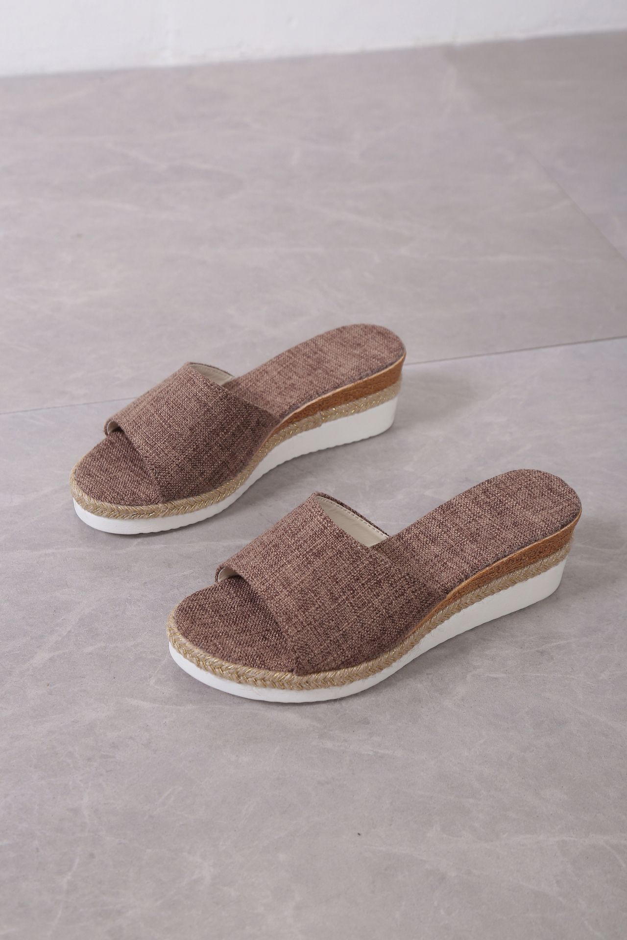Women's Casual Rope Wedge Platform Sandals For Summer Beach_voghion.com