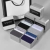 Small edge gradient four horse mouth (black + light gray + dark gray + dark blue)