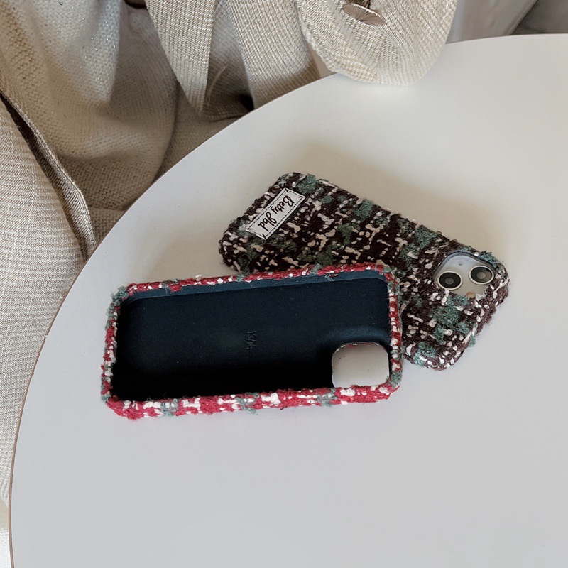 Velvet Phone Case For Iphone 16 Pro Max Patterned Cover_voghion.com