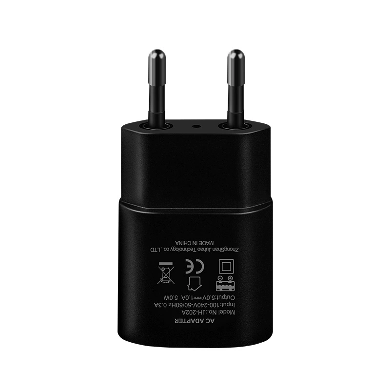 Европейская регуляция CE сертификация 5V1A2A головка зарядного устройства USB адаптер питания розетка ROHS аутентификация безопасность зарядки