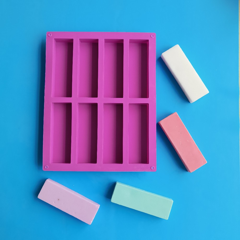 8 jabon rectangular 225 galletas pasteles molde de pasteles muffins herramientas de cocina para postres
