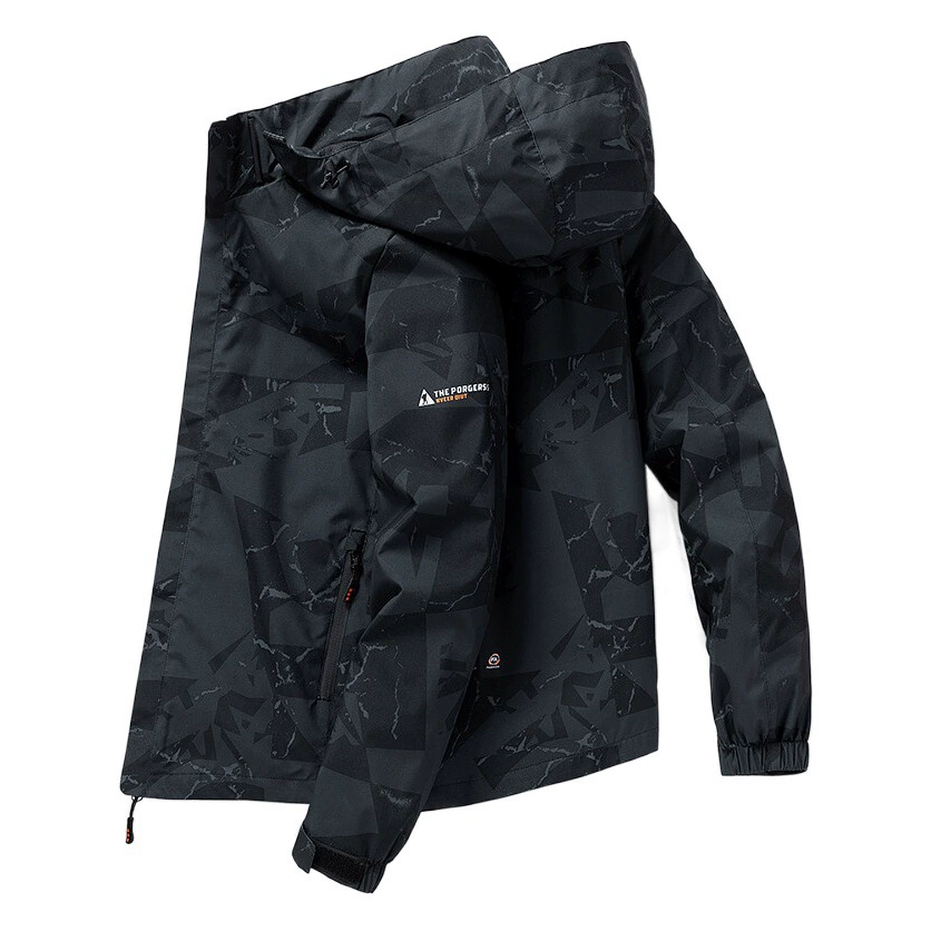 Куртка с капюшоном мужская весна-осень Новинка спортивная американская ретро-городская куртка на открытом воздухе Топ