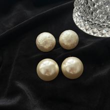 高级感珍珠耳钉女小众设计感气质耳夹2025年新款耳饰爆款秋冬耳环