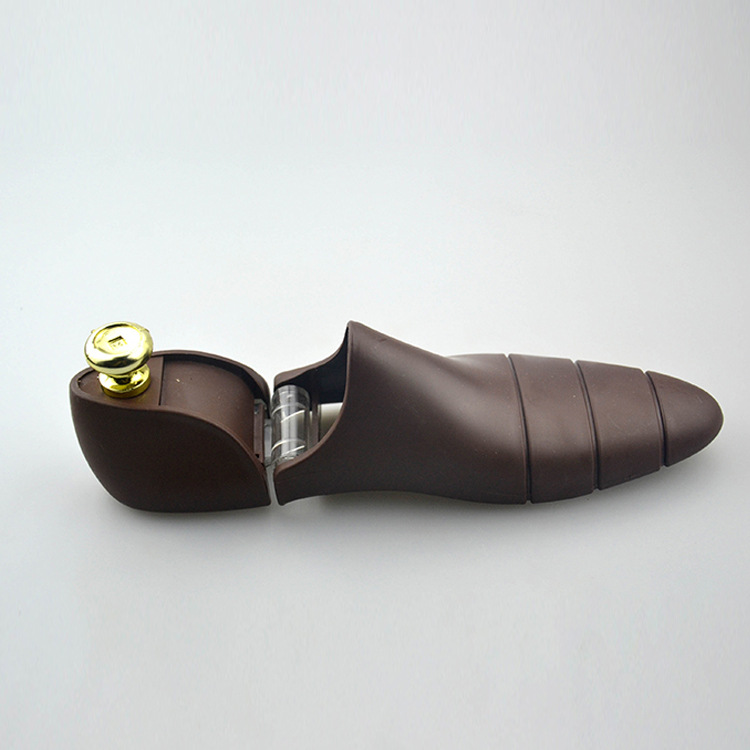 [Soporte de zapato de plástico] shrink primavera zapato último ajustable de plástico negro soporte de zapato de garantía de calidad
