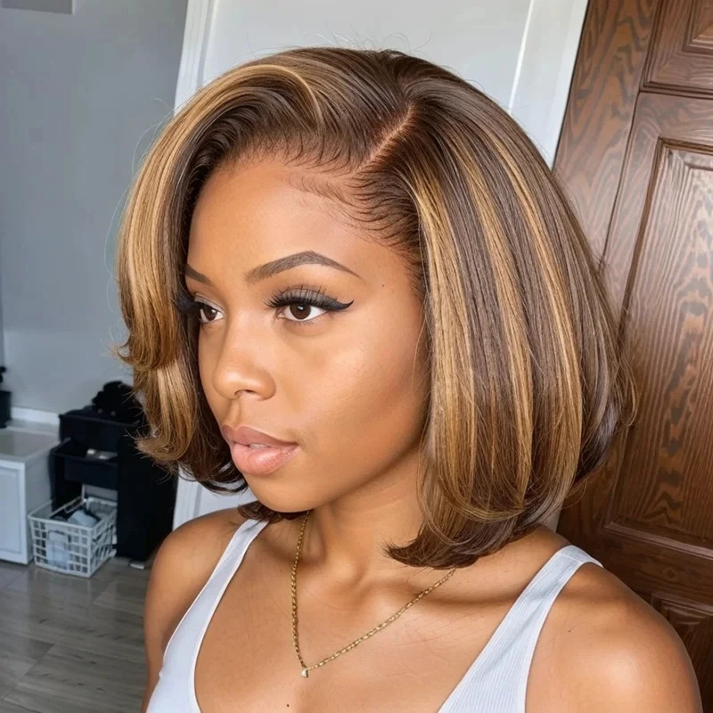 180g Weight Full Head Wigs Wig & Hair Extension Type Wigs Wig Accessories Short Straight Hair Wig Hairstyle Real Hair Hair Material Casual, Street Occasion Women's Gender Elegant, Simple Style Style Women's Elegant Simple Style Casual Street Real Hair Short Straight Hair Wigs 1