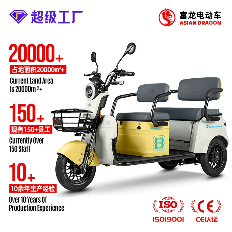 C8款 外贸出口 休闲三轮车 源头工厂 OEM/ODM 跨境 电动三轮车