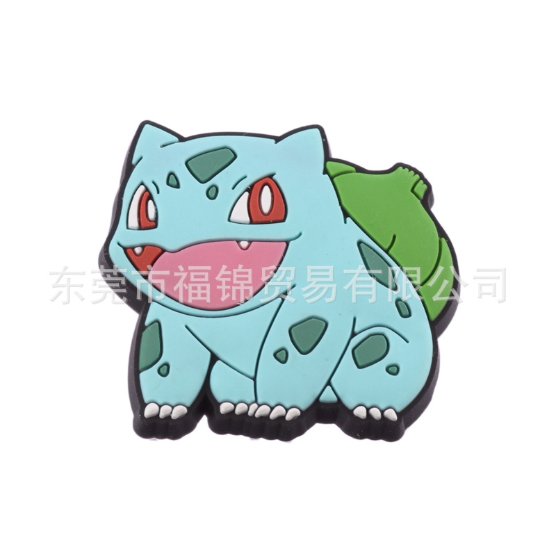 2025 nuevos accesorios de zapatos de botón de flores de zapatos de botón de flores de Pokémon, el mismo tipo de accesorios al por mayor