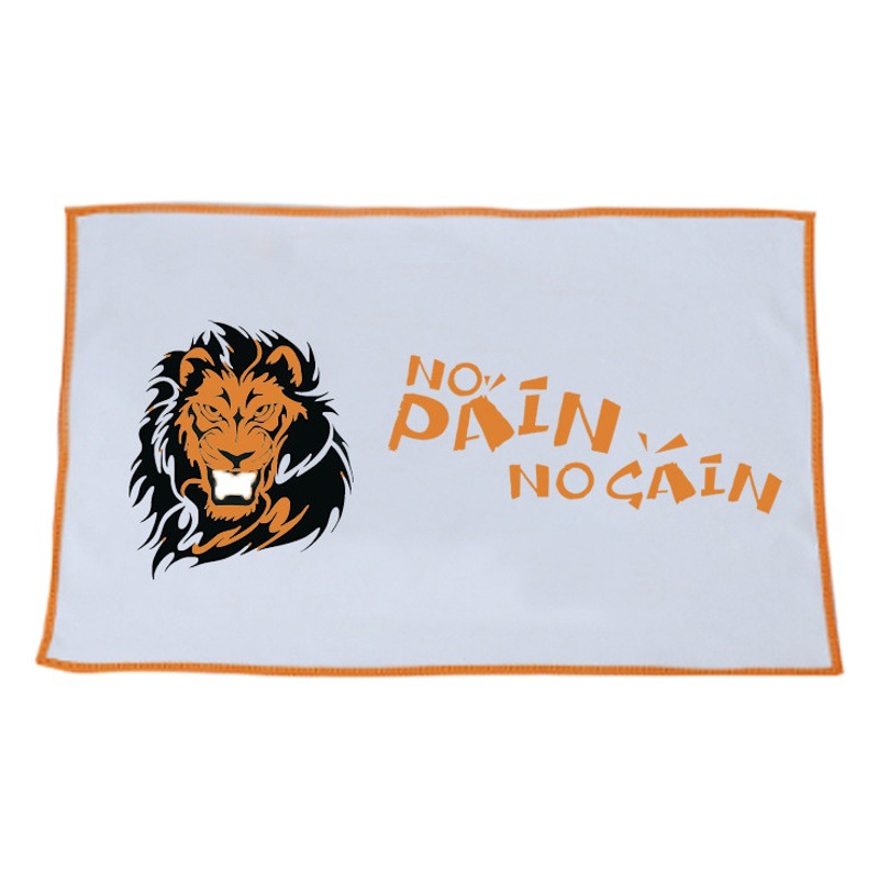 Cross-Border Sports Towel Custom-Made Microfiber Quick-Drying Fitness Marathon Support Towel Heat Transfer Printed Beach Towel