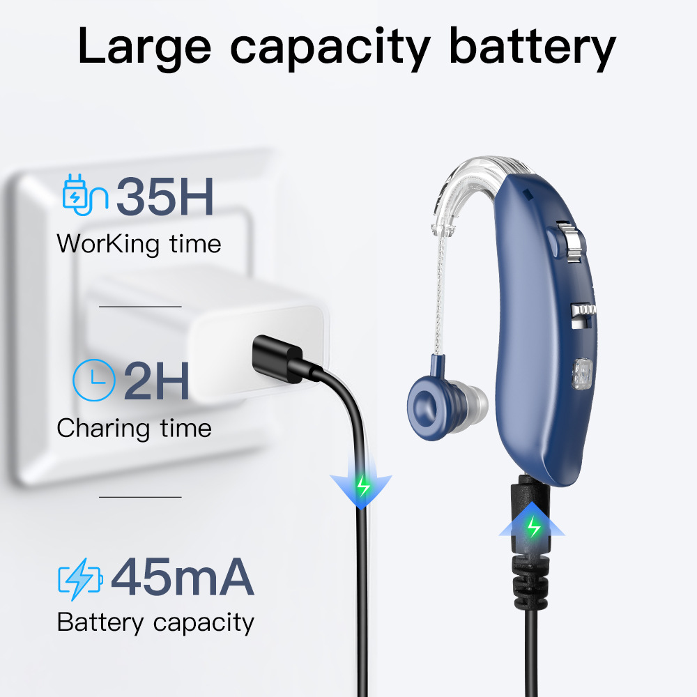 数字助听器老人蓝牙助听器辅听器声音放大器集音器配件现货批发 数字助听器老人蓝牙助听器辅听器声音放大器集音器配件现货批发