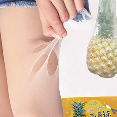 Hottest trend pineapple socks velvet can be cut at will summer sexy ultra-thin transparent anti-pilling tights stockings wholesale