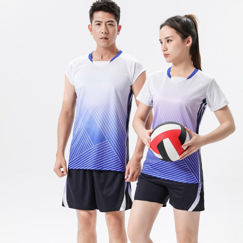 Professional Air Volleyball Game Sportswear Suit Youth Club Volleyball Uniform Men's and Women's Training Volleyball Jersey Short-Sleeved