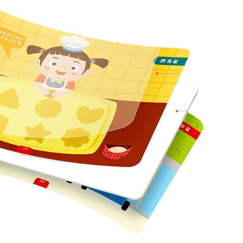 Quiet Book educación temprana Velcro 1 niños de 2-3 años de edad bebé Montessori cognición bebé de un año de edad desgarrando Juguetes