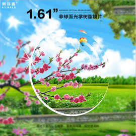1.56 1.61 1.67非球面树脂镜片加硬防蓝光近视镜高清镜片