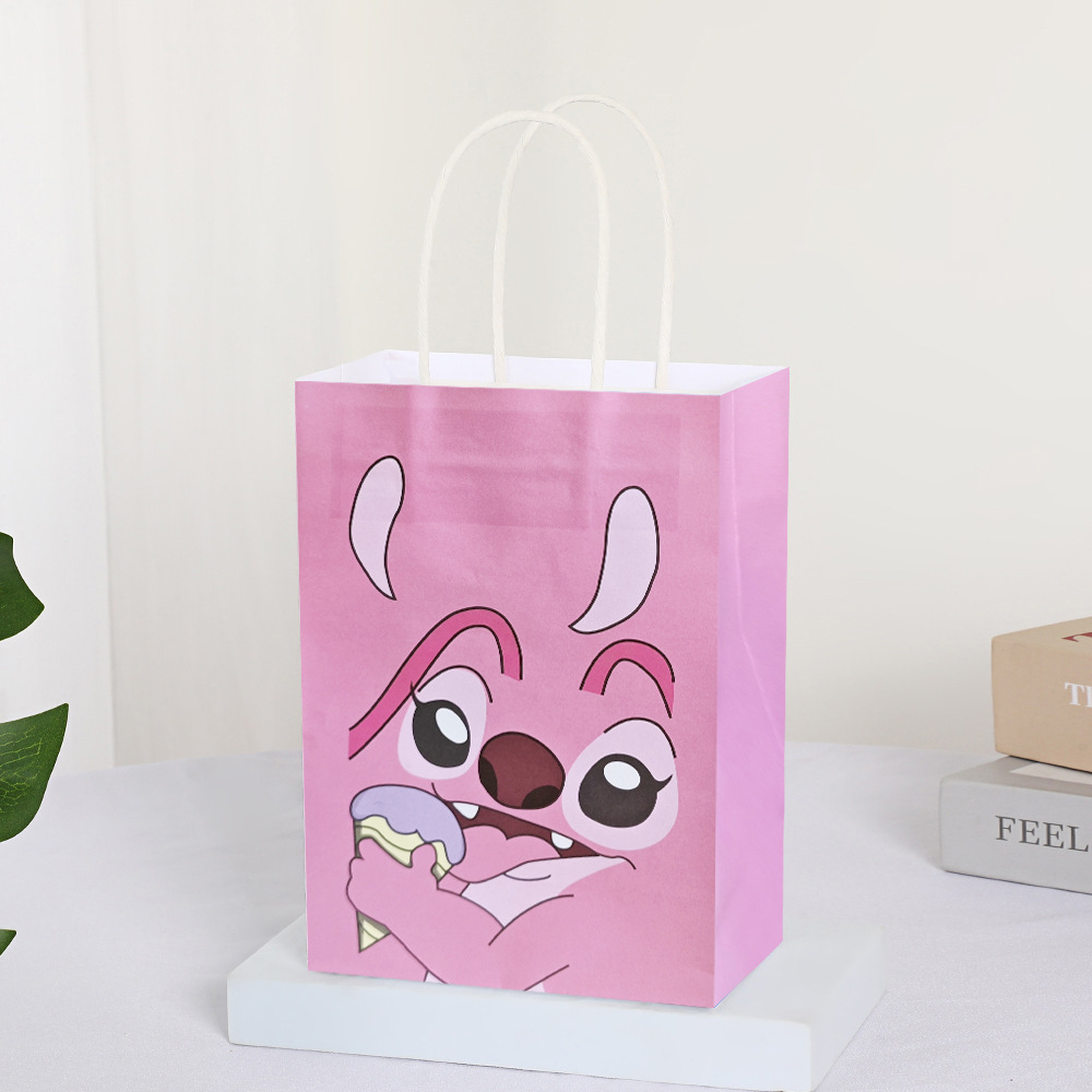Bolsas de regalo de cumpleaños, bolsas de cartón cartón, bolsas de embalaje para llevar, bolsas de embalaje de regalo de fiesta para niños, bolsas de mano