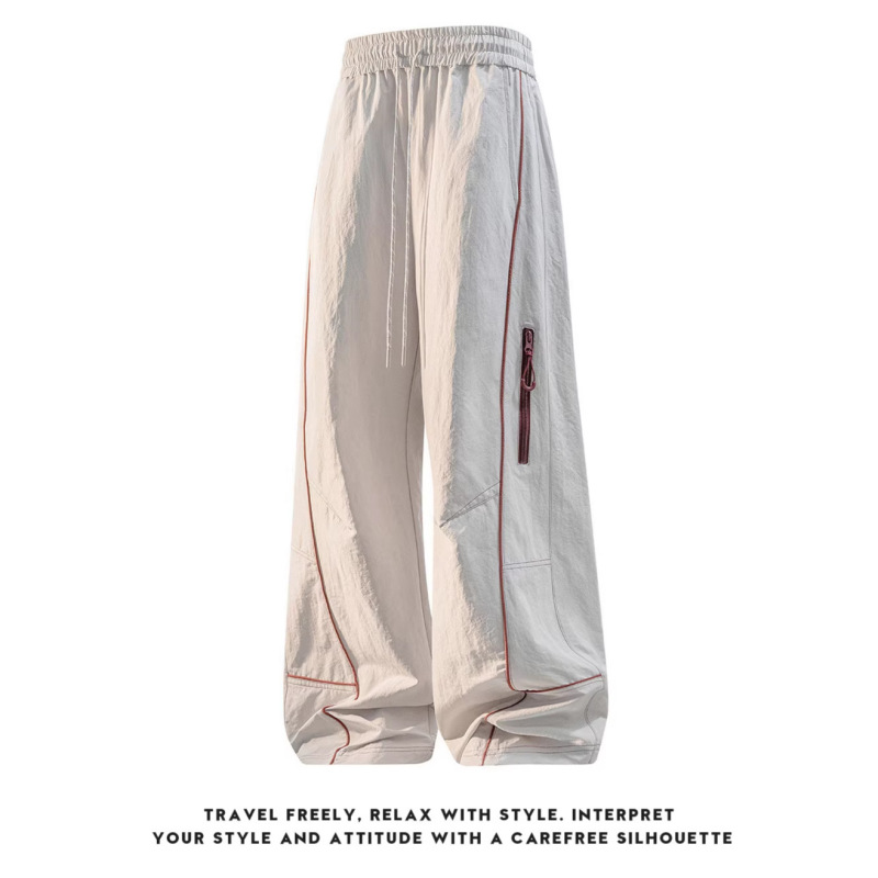 Nasa American-Style Cool and Stylish Cargo Pants for Men, New Spring/Summer Versatile Workwear Long Pants, Men's Casual Pants