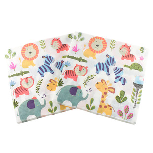 Animal Forest pattern tissue birthday party decoration paper DIY handmade creative paper butterfly Gubat tissue