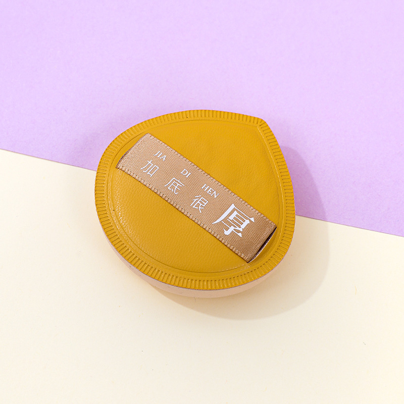 Puff de algodón de azúcar personalizado de fábrica, no coma polvo, esponja de maquillaje, huevo de belleza, gota de agua sin látex, colchón de aire grueso al por mayor