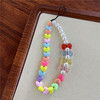 Brand ceramics, beaded bracelet from pearl, mobile phone, acrylic strap, Korean style, boho style