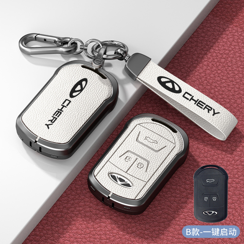 유형 B 흰색 아연 합금 쉘 + 하드웨어 스트랩