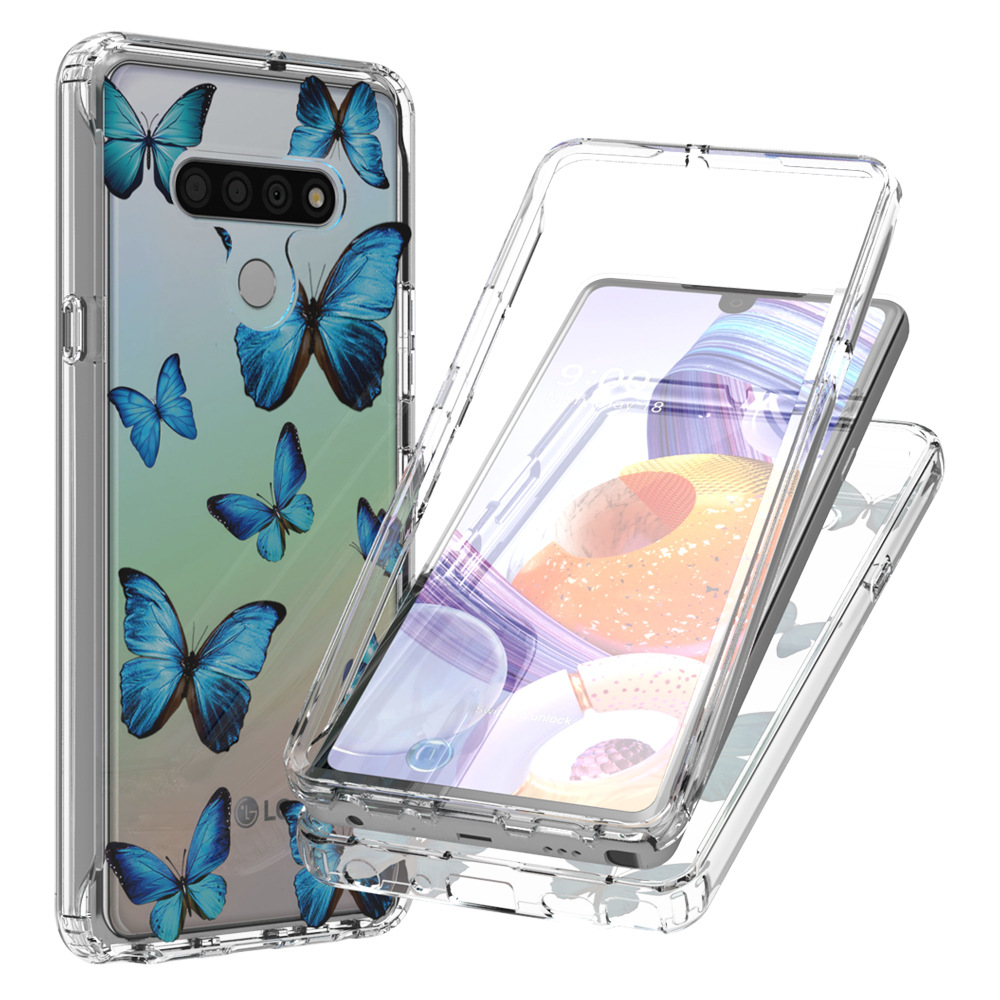 Suitable for LG Stylo 6 Rose Painted 6.8inch Anti-fall and Shock-proof Protective Cover Ready-made Factory First-hand Supply