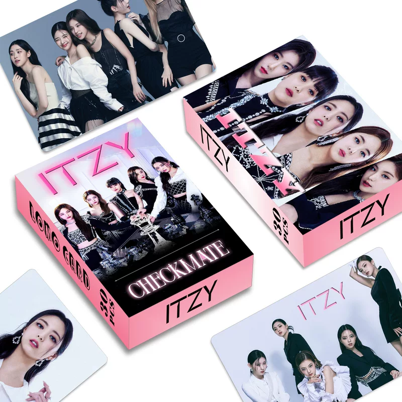 Spot iTzy новая коллекция двойная обложка Lomo карта высокого разрешения установка фото карта маленькая карта