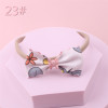 Children's elastic headband, hair accessory suitable for photo sessions with bow for princess, suitable for import, European style