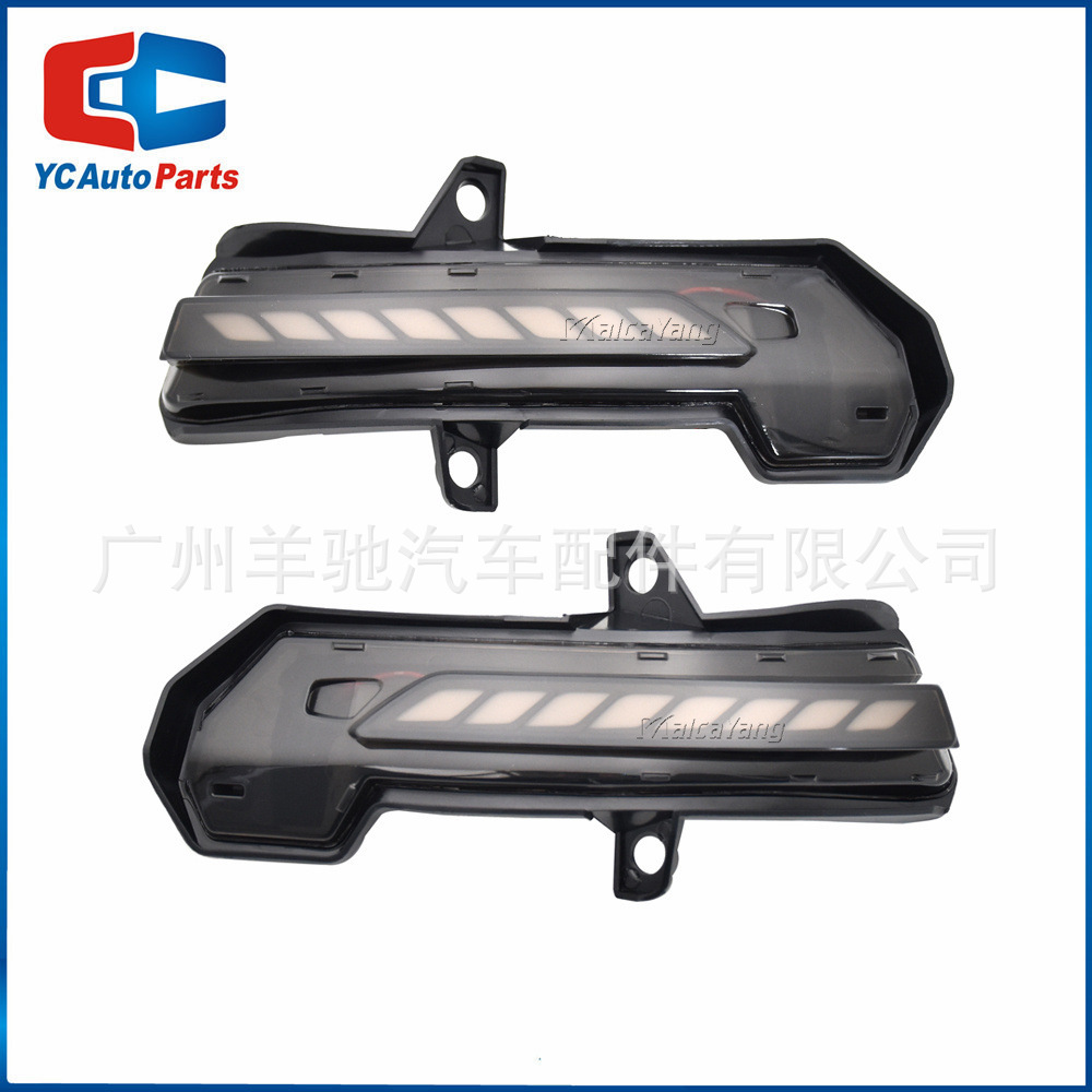 Aplicable a Cadillac XT4 XT5 XT6 Lámpara de flujo LED Espejo retrovisor dinámico Luz de dirección