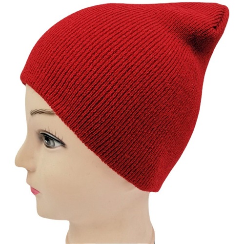 European and American knitted hats, knitted men's beanies, solid color acrylic woolen hats with logo wholesale manufacturer