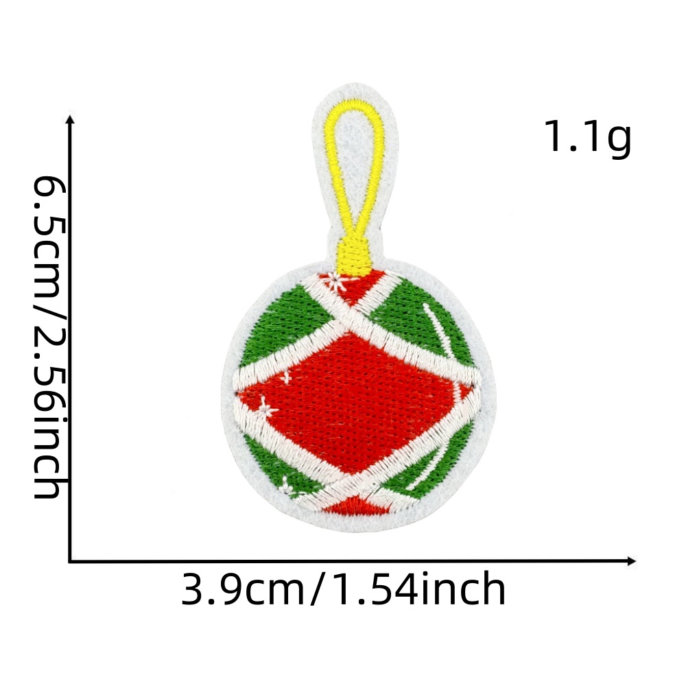 2g Weight Clothing Sticker Patches Classification 1 Piece, 1 Set Quantity Nonwoven, Polyester Material Christmas Festival Christmas Tree, Letter, Snowman Pattern Cute Style 1 Piece 1 Set Cute Christmas Tree Letter Snowman Nonwoven Polyester Clothing Sticker Patches 30
