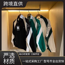 休闲上衣长袖外套开衫春季S7PAS风衣夹克户外运动男士立领棉黑色