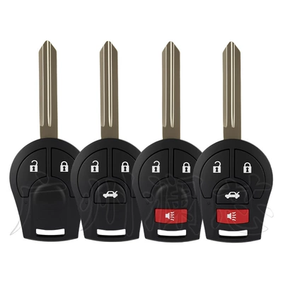 Suitable for Nissan Rogue March Sunshine Qashqai Sylphy 2/3/4 Key Straight Remote Control Key Shell Replacement