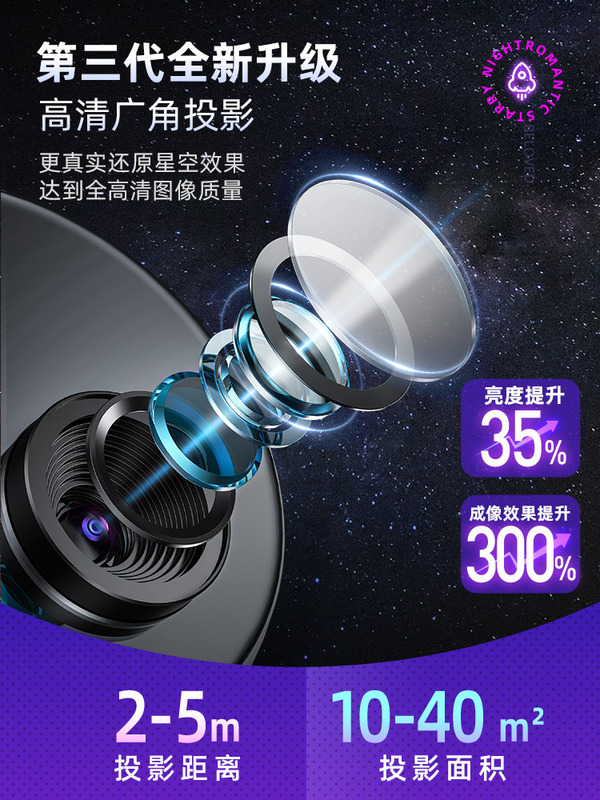 万火星空灯プロジェクター小夜灯雰囲気感寝室灯満天星星星星誕生日プレゼント夢|undefined