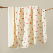 批发婴幼儿纯棉包被新生儿宝宝春夏外出包单童被可爱卡通婴童抱毯