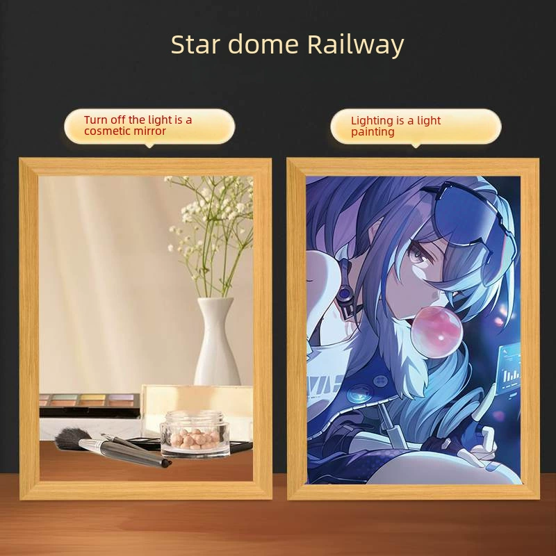Blasting Star Domine Железнодорожное точечное освещение DIY Sunshine Painting Love and Deep Space Qi Yu Mirror Mirror Light