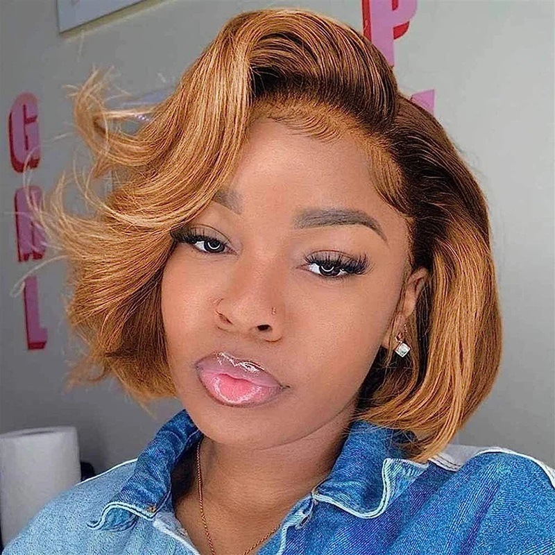 180g Weight Full Head Wigs Wig & Hair Extension Type Wigs Wig Accessories Short Straight Hair Wig Hairstyle Real Hair Hair Material Casual, Street Occasion Women's Gender Elegant, Simple Style Style Women's Elegant Simple Style Casual Street Real Hair Short Straight Hair Wigs 12