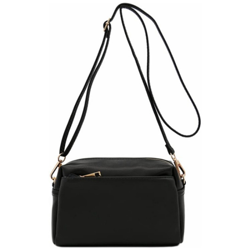 Nueva moda triple cremallera pequeña bolsa de mochila con correa ajustable