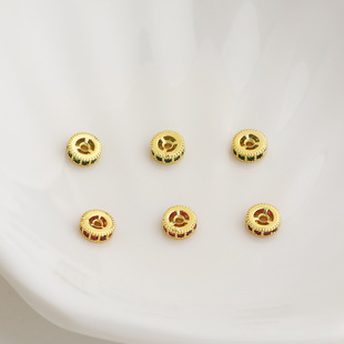 18K����ɫ��ɫ�ʯ܇݆����� ���朸�Ƭ���龎�K diy�Ʒ���