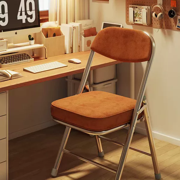 Computer Chair Foldable Dormitory Chair Portable Office Simple Stool Backrest Dining Chair Training Conference Desk Chair