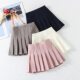 College Style Girl's Pleated Skirt Skirt Primary School Students Spring and Autumn White Children's JK Skirt Large Children's Summer Skirt
