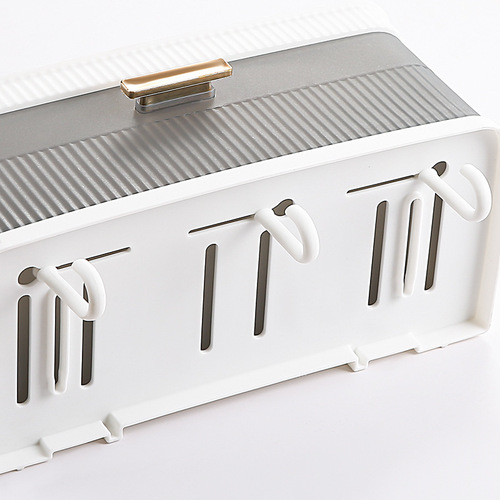 Bathroom rack multi-functional washbasin balcony bathroom toilet kitchen wall-mounted punch-free storage basket